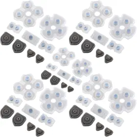 Ambertown 905208720344 5 Set Silicone Conductive Rubber Pads For Ps4 Controller Buttons Repair Repla