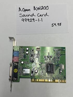 Aopen 9018610202 Sound Card Aw200 99929-1.1 48.18612.011 90.18610.202 B.12