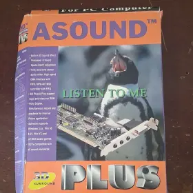 97py262429 Asound Plus Isa 3d Surround Internal Sound Card 2-channel 3.5mm Output/input
