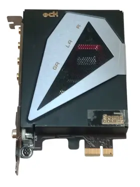 Cxg2m0 Asrock Game Blaster 7.1ch Pcie X1 Surround-ex Hd Sound/audio Card Tested Works