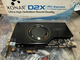 Asus 1003903200 Xonar D2x Pci Express 7.1 Channel Audio Card 118db 192khz/24-bit Dolby/dts