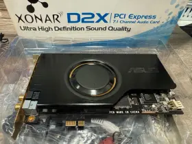 1003903200 Asus Xonar D2x Pci Express 7.1 Channel Audio Card 118db 192khz/24-bit Dolby/dts