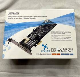 Asus 711050709644 Xonar Dx Pci Express 7.1 Audio Sound Card 100% Complete Working