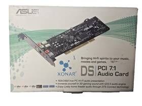 Asus 719543043141 Xonar Ds Pci 7.1 Audio Card New