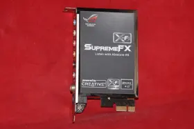 C1bkv0 Asus Pcie X1 Sound Card Extension Supreme Fx X-fi For Rampage Extreme Maximus