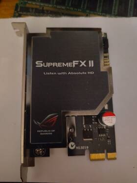 Asus-rog 88mca1048374 Supremefx Ii Pcie Sound Card P5e Deluxe Green