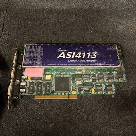 Audioscience Asi4113 Broadcast Aes/ebu Digital And Balanced Analog Sound Card 4113