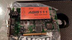 Audioscience Asi5111 Sound Card With Mic Preamp Breakout Cables