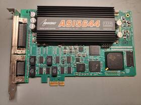 Audioscience Asi5644 Broadcast Aes Digital And Balanced Analog Audio Sound Card