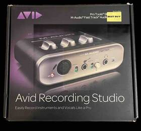 Avid 8250-30001-01 Recording Studio Pro Tools Mini Box M-audio Fast Track