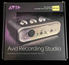 8250-30001-01 Avid Recording Studio Pro Tools Mini Box M-audio Fast Track