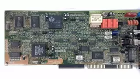 138-mmsn842 Aztech 16bit Isa Modem And Sound Card Pulled From Packard Bell Plat