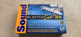 Creative 054651071384 Sound Blaster Live 24bit Pci New In Original Package