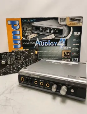 Creative 054651113800 Labs Sound Blaster Audigy 4 Pro Pci Card Pc Windows Xp Untested