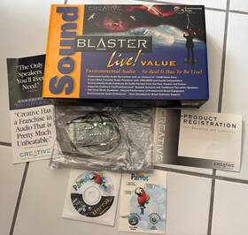 Creative 185-s69-4670-0195613 Creativesound Blaster Live Prody Parrot Unreal Environmental Audio Windows 95/98