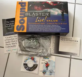 185-s69-4670-0195613 Creative Creativesound Blaster Live Prody Parrot Unreal Environmental Audio Windows 95/98