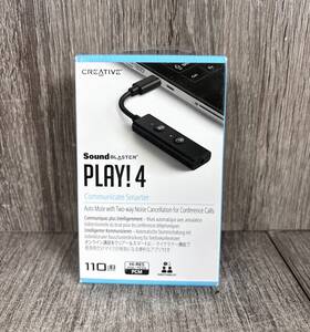 Creative 390660194375 Sound Blaster Play 4 Usb-c External Stereo Card New Sealed