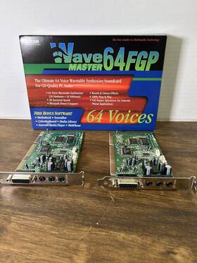 Creative 64fgp Wavemaster 64fg - Lot Of 2