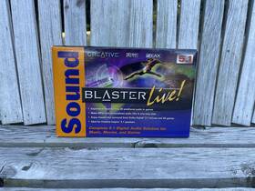 Creative 705b006003007 Vintage Labs Sound Blaster Live 5.1 Pci Card New In Box Win98-xp
