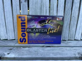 705b006003007 Creative Vintage Labs Sound Blaster Live 5.1 Pci Card New In Box Win98-xp