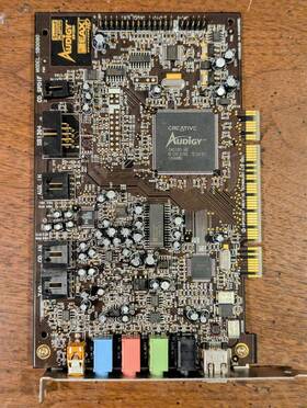 Creative 70sb024400000 Sound Blaster Audigy Card Eax Advanced Hd Firewire Genuine