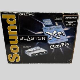 Creative 70sb055a00000 Sound Blaster X-fi Elite Pro X-ram 64mb Xtream Fidelity New In Box