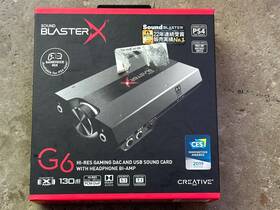 Creative 70sb177000000 Sound Blasterx G6 7.1 Hd Gaming Dac And External Usb Card