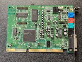 Creative Awe64 Ct4520 Labs Soundblaster 16-bit Audio Sound Card Isa Slot Tested