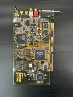 Ct4390 Creative Vintage Sound Blaster Awe64 Gold Model Isa Card