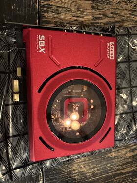 Creative D33724 Sound Blaster X-fi Pcie Cards Sb1520 And Tested /working