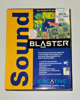 Ct1350 Creative Labs Sound Blaster 2.0 -original Box Manual Games And Software Only No Card