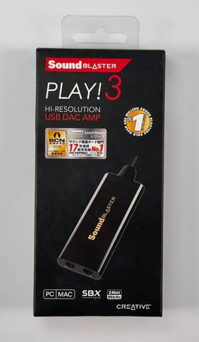 Creative Media Sb-play3 Sound Blaster Play 3 Usb Audio Interface Up To 24bit / 96khz