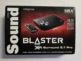 Sb-xfi-sr5r2 Creative Media Sound Blaster X-fi Surround 5.1 Pro R2 High Resolution Correspondi