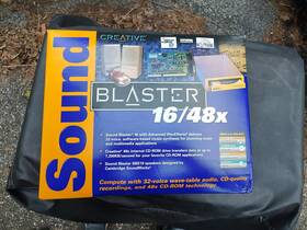 Creative Mk4128 Sound Blaster 16/48 X Card Cd-rom Drive Speakers And Software - New