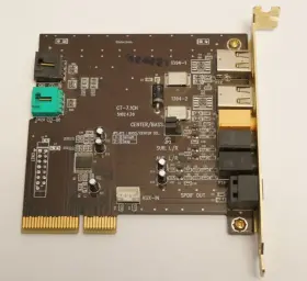 Ct-7.1ch Creative S102430 Sound Card Pci Spdif 2x Firewire