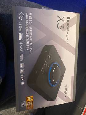 Creative Sb-x-3 Sound Blaster X3 Digital Audio Converter New Open Box