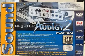 Sb0240p Creative Sb0240p/sb0250 Sound Blaster Audigy 2 Platinum Card I/o Drive Cables. Complete In Box