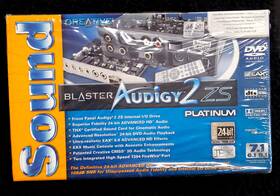 Creative Sb0350p Sound Blaster Audigy 2 Zs Platinum Card - Complete With Original Box