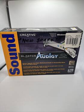 Creative Sb0570l4 Blaster Audigy Se Sound Card Brand New Sealed