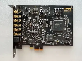 Sb1550 Creative Sound Blaster Audigy Pcie Rx 7.1 Internal Card