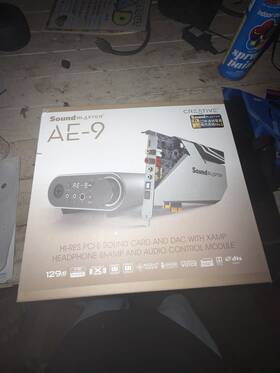 Creative Sb1760 Sound Blaster Ae-9 Pcie 7.1 Internal Card With Acm/mixer