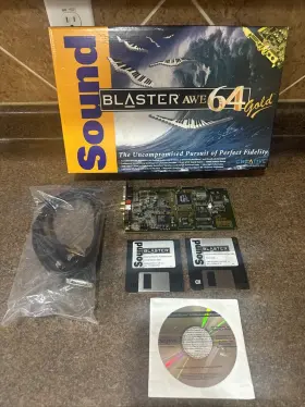 Ct4540 Creative Sb4500 Vintage Labs Awe 64 Sound Blaster Gold Cib