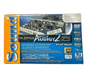 Creative Sbagy2zpt Sound Blaster Audigy 2 Zs Platinum Includes Remote In Original Box Complete