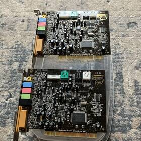 Creative Sbo200 Lot Of 2 Sound Blaster Live Pci Cards