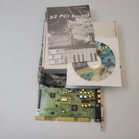 Crystal Pt2620 Pt-2620 32 Pci Sound Card Version 1 Complete Oem Package