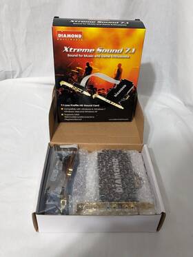 Diamond Xs71 Xtreme Sound Card 7.1 Hd Surround 24 Bit Low Profile