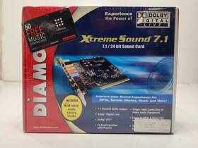 Diamond Xs71ddl Xtreme Sound Card 7.1 Surround 24 Bit 8 Channel Audio Output