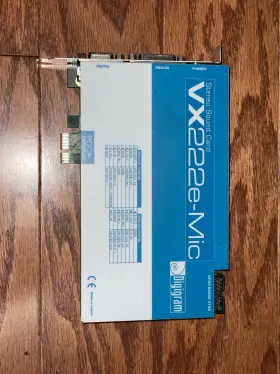 Vx222e-mic Digigram Pcie Audio Interface Broadcast Sound Card Tested Vx222e-mic Digigram Pcie Audio Interface Broadcast Sound Card Tested
