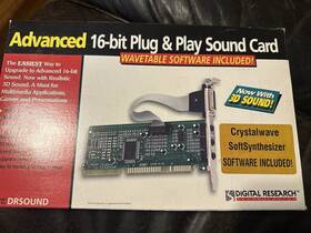 Digital Research Technologies 642649001019 Advanced 16-bit Plug And Play Sound Card Drsound