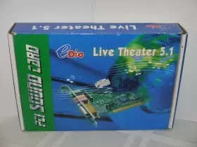 Sc3000d Edio Vintage 5-channel Pci Sound Card Surround Live Theater 5.1 Ibm Compatible